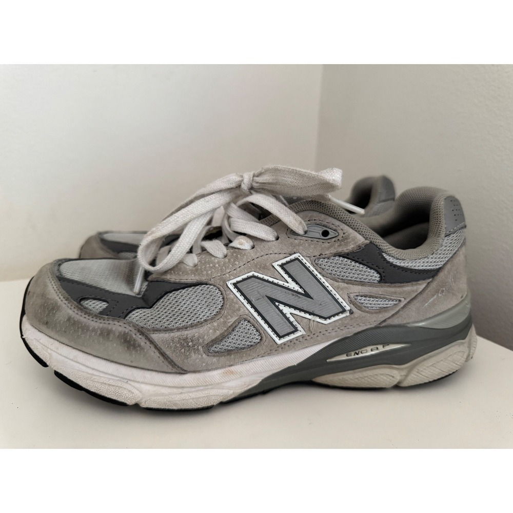 New Balance 990v3 Made in USA Grey Sneakers M990GY3 Mens 8.5 US